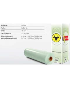 Folie baloti x 750mm x 1500m, 25um