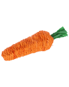 Jucarie din sisal pentru iepuri in forma de morcov