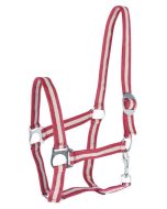 capastru pentru cai rosu/bej