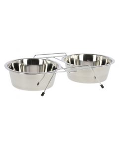 Set 2 castroane inox animale companie 2x900ml  Kerbl